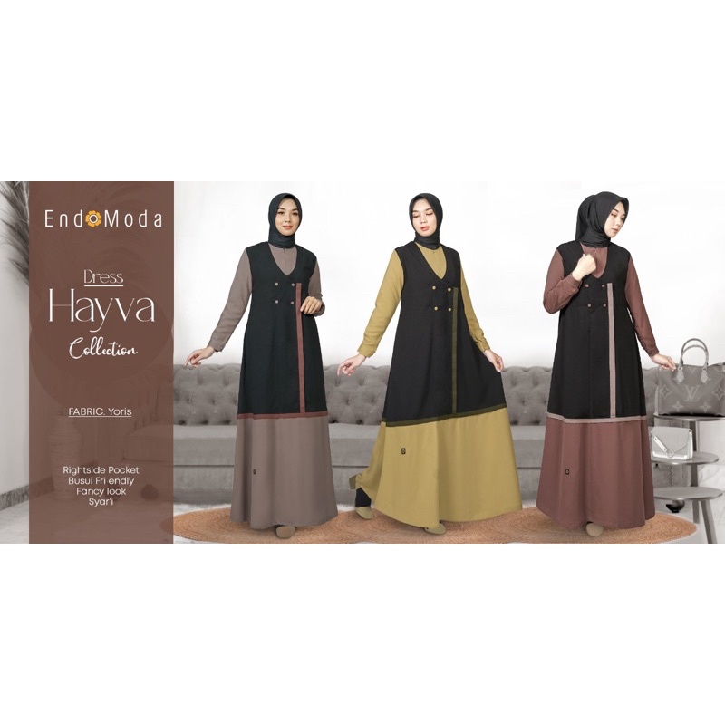 HAYVA COLLECTION || DISKON GAMIS ENDOMODA TERBARU