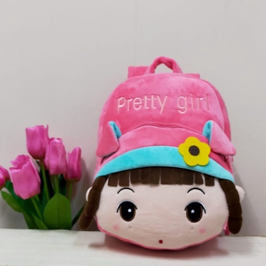 Tas Ransel Anak Cewek Pretty Girl 2Rest L/Backpack Anak Sekolah SD TK/Tas Karakter