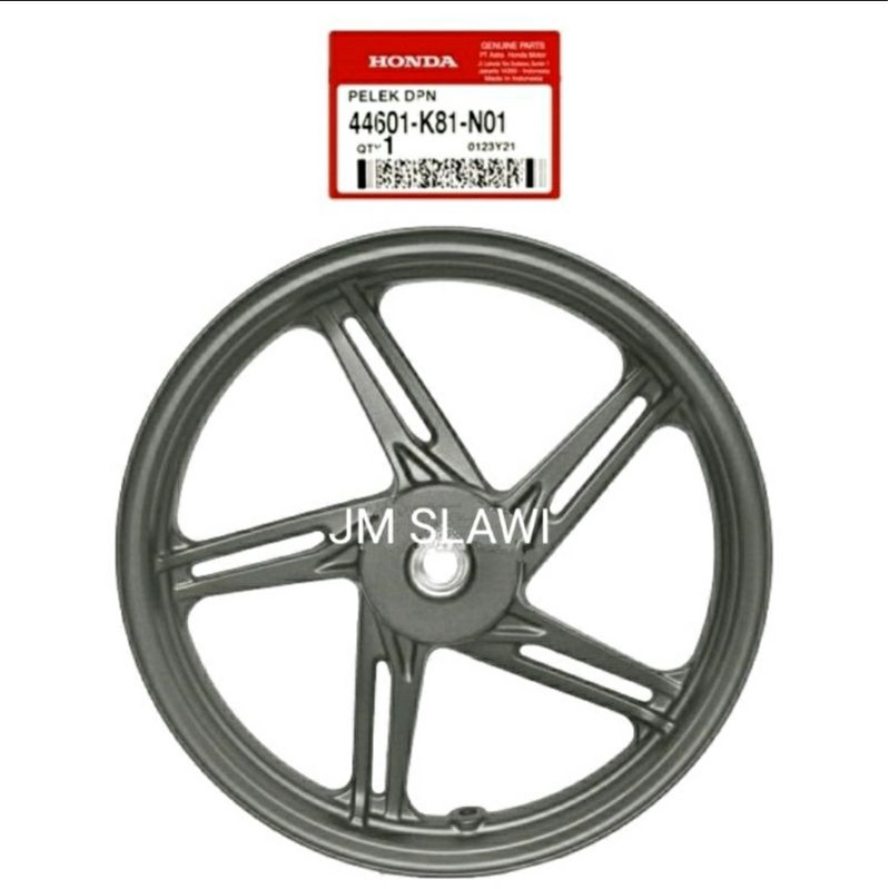 44601K81N01 Velg Depan Beat Eco Street 2016-2019 Asli Ori Honda AHM