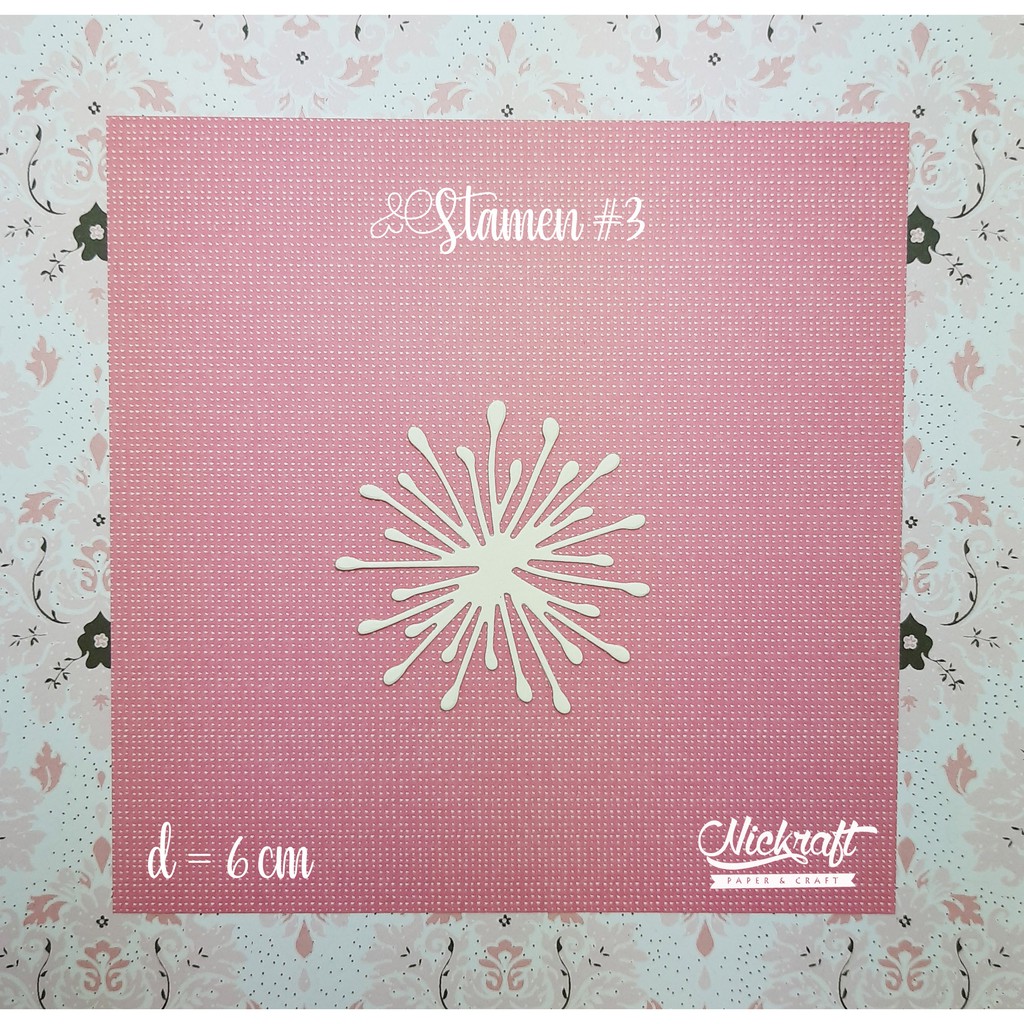 STAMEN #3 - Bahan Scrapbook Putik Bunga Kertas Paper Flower