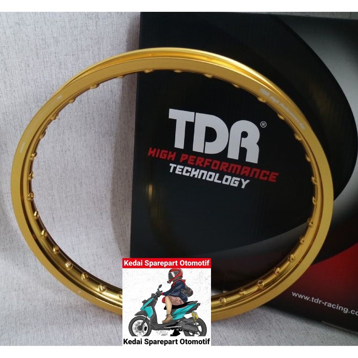 Velg TDR 17 x 160 All New Wx Shape Gold Emas