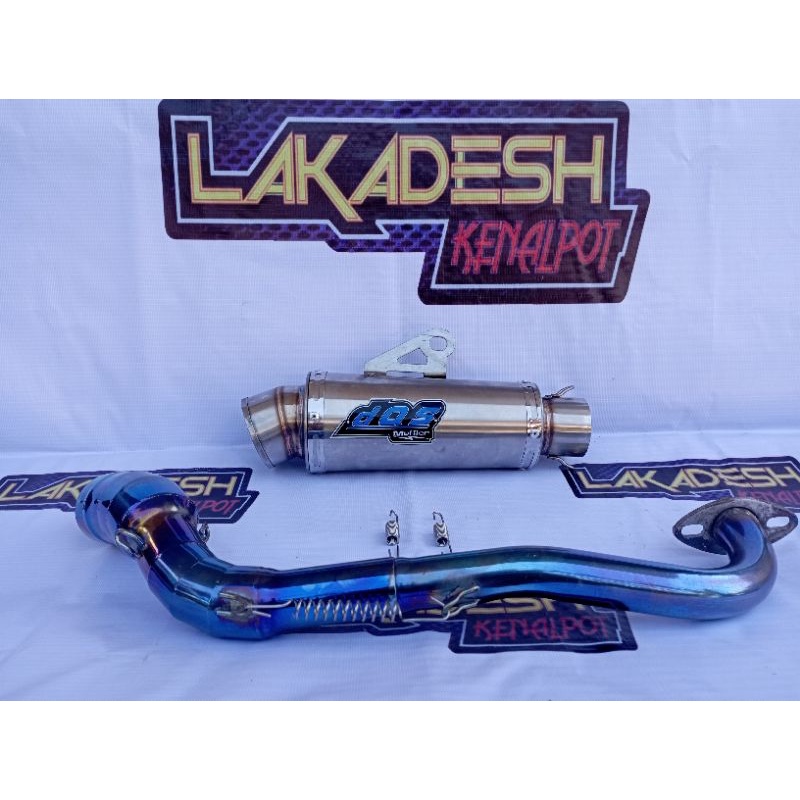 KNALPOT DOS LEHER BLUEMOON ALL MATIC (INLET 38/50) BEAT MIO VARIO AEROX SCOOPY NMAX PCX LEXI ADV GENIO FREEGO XRIDE SPACY XEON SPIN DLL