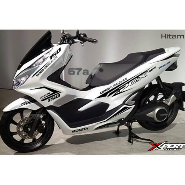 20 Ide Gambar  Stiker  Honda Pcx Hitam Aneka Stiker  Keren