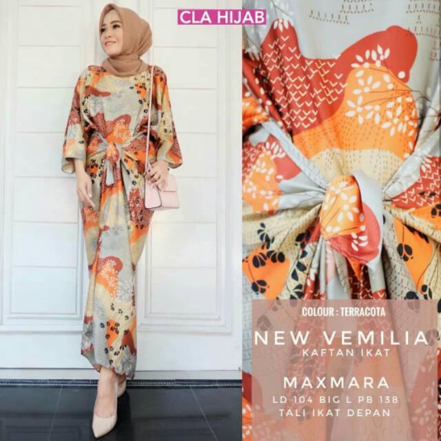KAFTAN NEW VEMILIA ORIGINAL BY CLA HIJAB