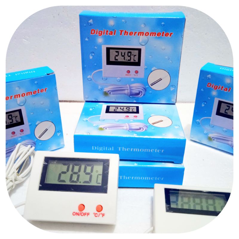 DIGITAL THERMOMETER/THERMOMETER DIGITAL Untuk Aquarium, kulkas, frezzer,dll