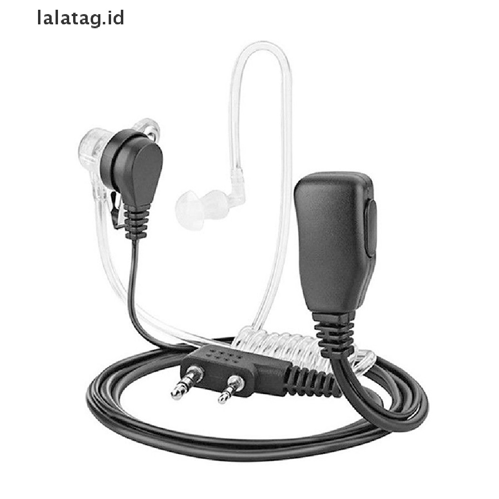 (Flyag) Headset Earpiece Radio Walkie Talkie Dengan Mic Untuk Ken Baofeng BF-888s (ID)