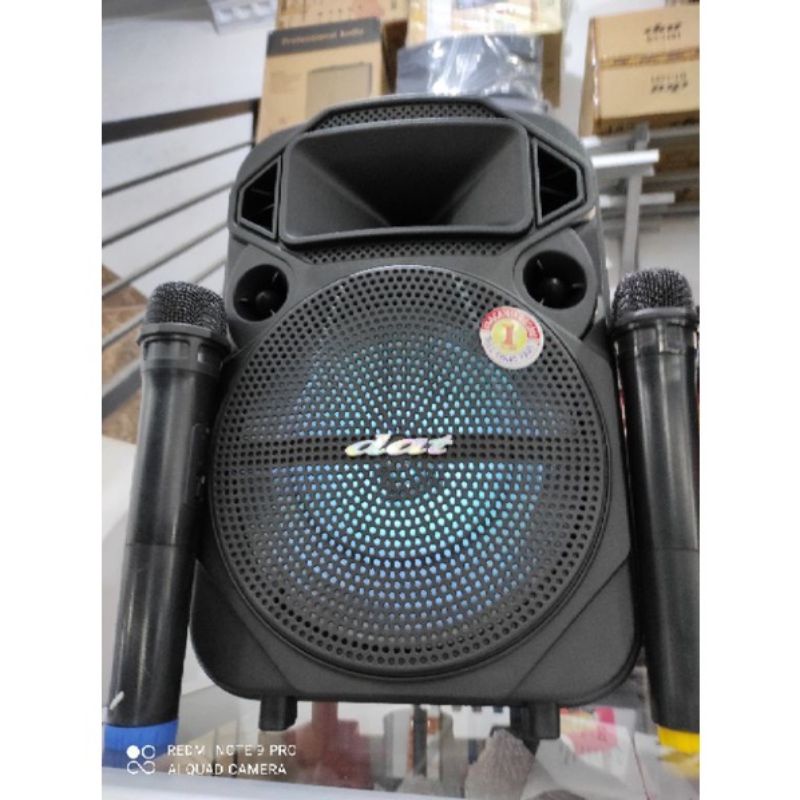 Speaker Portable Wireless Dat DT 815 AS Original 8 inch Bluetooth