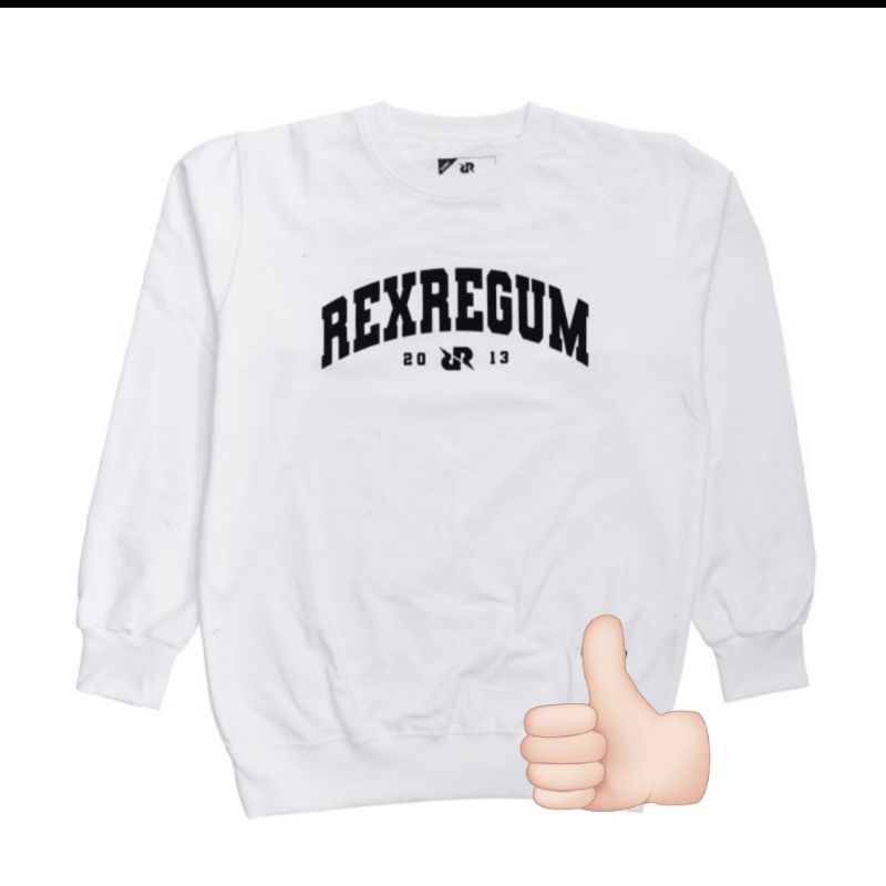 Crewneck Team RRQ Sweater putih Jaket