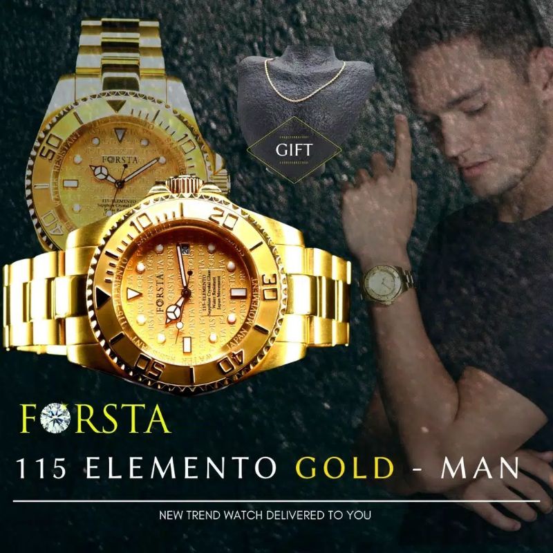 JAM TANGAN Forsta 115 - Elemento Gold - Man