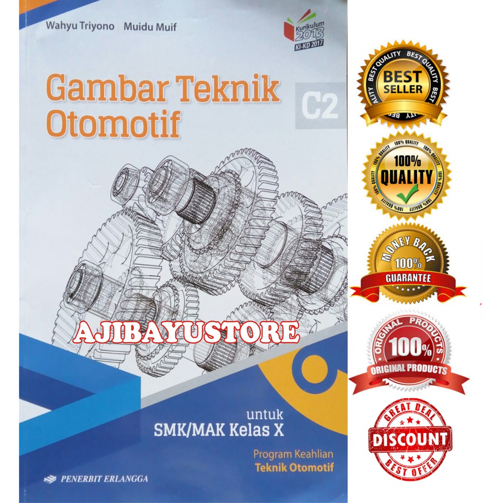 Gambar Teknik Otomotif Untuk Smk Mak Kelas X 10 Kurikulum 2013 Erlangga Shopee Indonesia