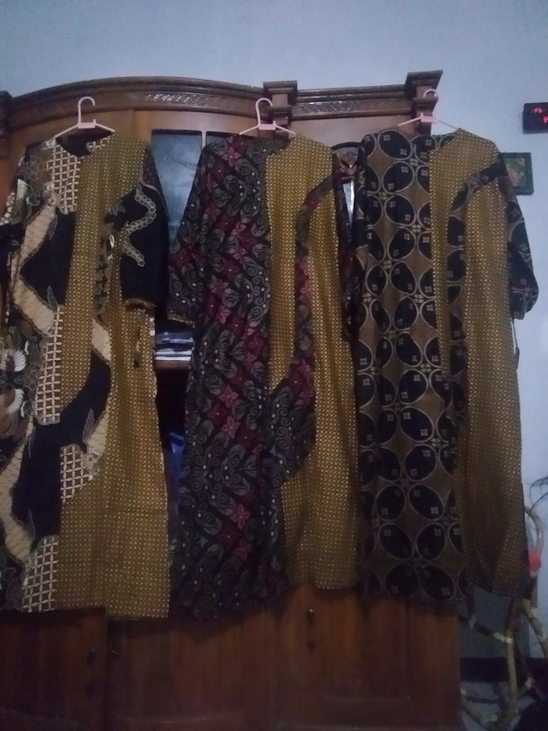 Baju Gamis Batik Wanita - Gamis Batik Jumbo - Gamis Batik Allsize - Gamis Syari