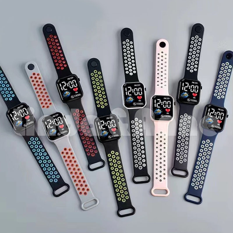 [ Bayar Di Tempat ] Jam Tangan Sport Digital Led Pria Dan Wanita Watch Fashion Murah Import