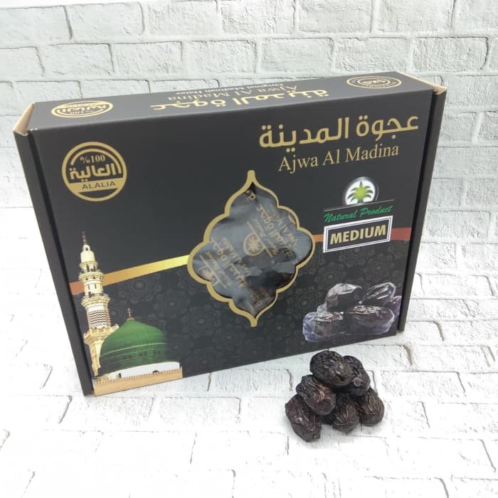 Kurma Ajwa Al Madina Medium 1 Kg Indonesia