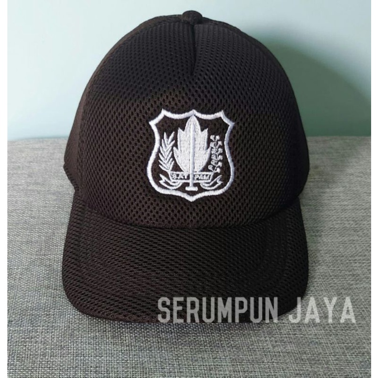 TOPI SECURITY COKLAT - TOPI SECURITY - TOPI SECURITY COKLAT DOUBLE MESH