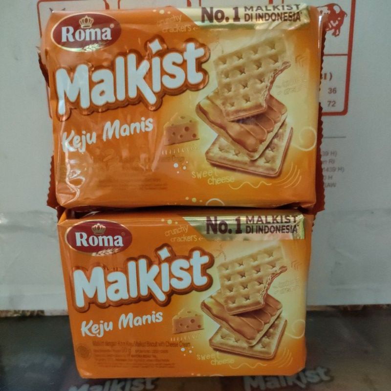 

Roma Malkist Keju 90gr ED Maret 26