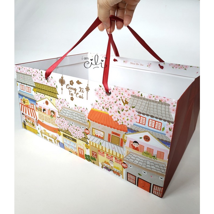 

BISA COD (PAPERBAG MEIHWA) paperbag imlek sincia cny 33 x 24 x 15 cm MURAH