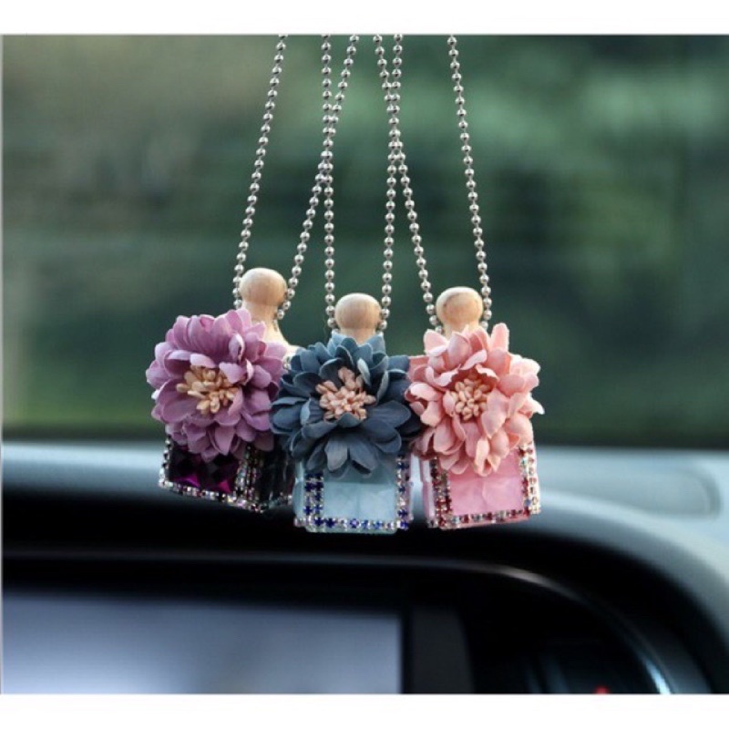 Parfum Parfume Pewangi Mini Mobil Gantung Spion PASTEL Flower Series