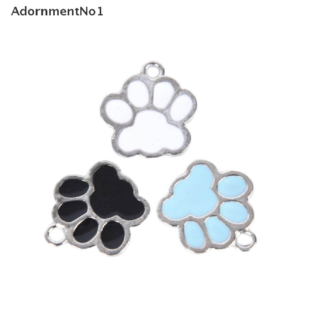 (AdornmentNo1) 10pcs / Set Liontin Enamel Bentuk Cakar Beruang Bahan Alloy Untuk DIY Perhiasan