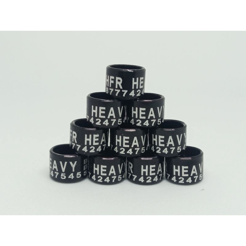 Ring Burung Merpati Laser Murah Costum Nama