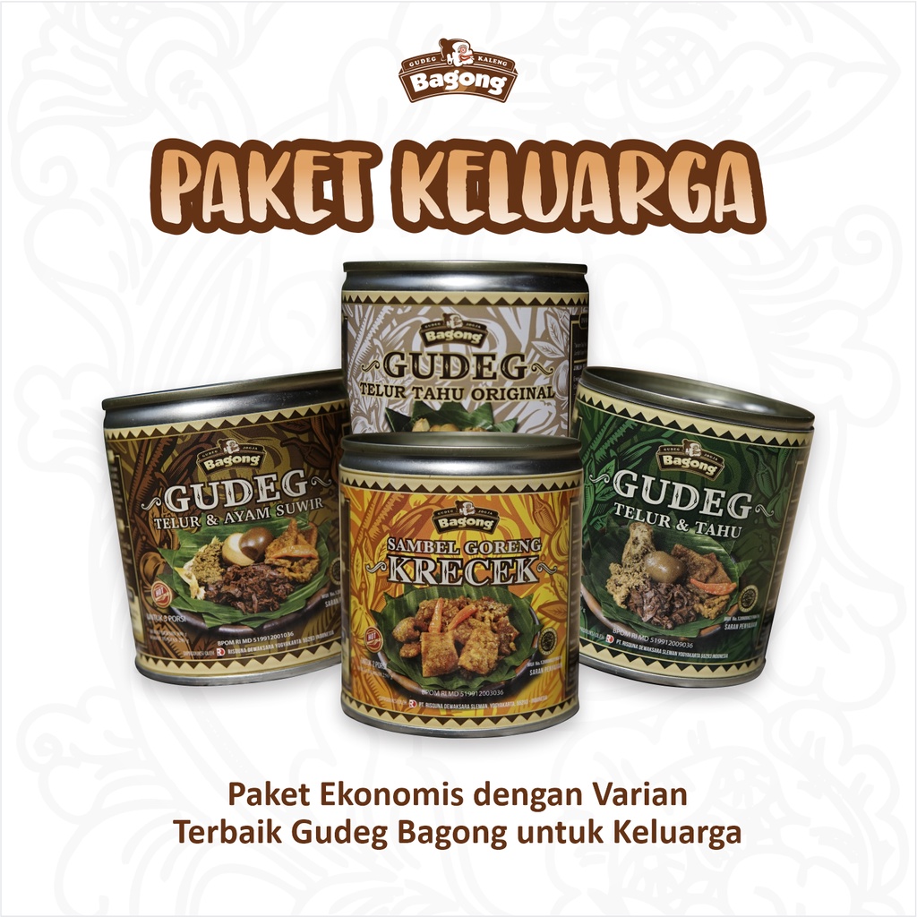 

Gudeg Bagong PAKET KELUARGA FREE BUBBLE WARP