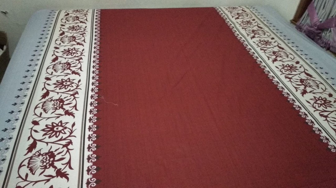 Sprei Katun Star Motif Lavish Red 