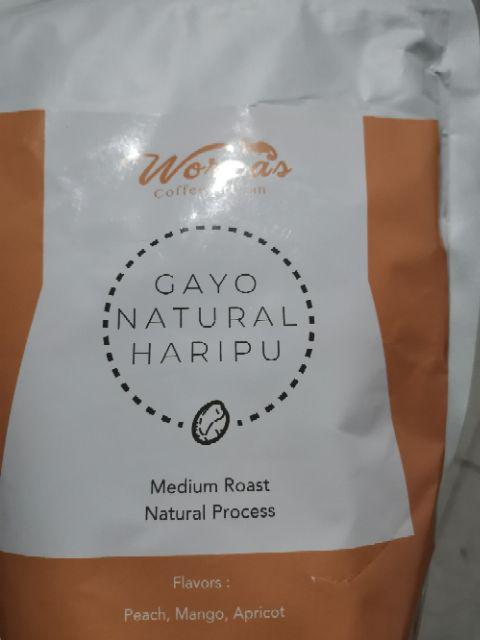 Worcas Kopi Arabika Aceh Gayo Natural Process 500 Gram - Medium Roast