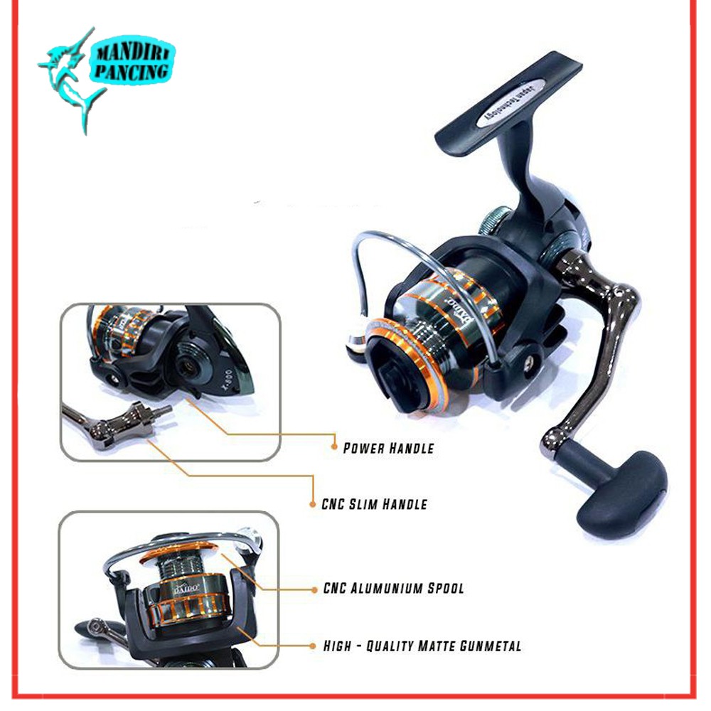 Reel UL Murah Daido Devil Spin 800 Power Handle