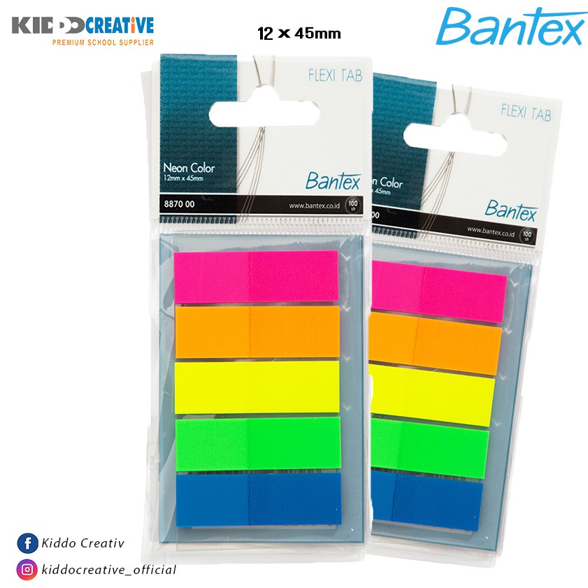 

Bantex Flexi Tab 5 Neon Colour #8870 00