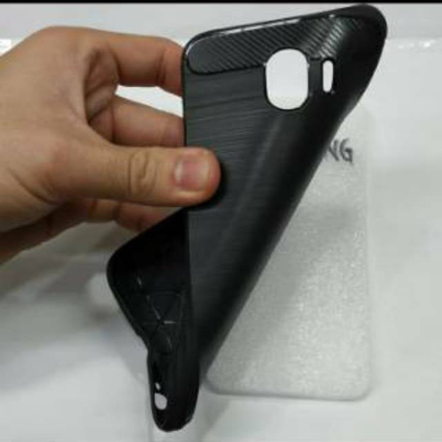 karet SAMSUNG J4 softcase ipaky SAMSUNG J4 silikon karet hitam