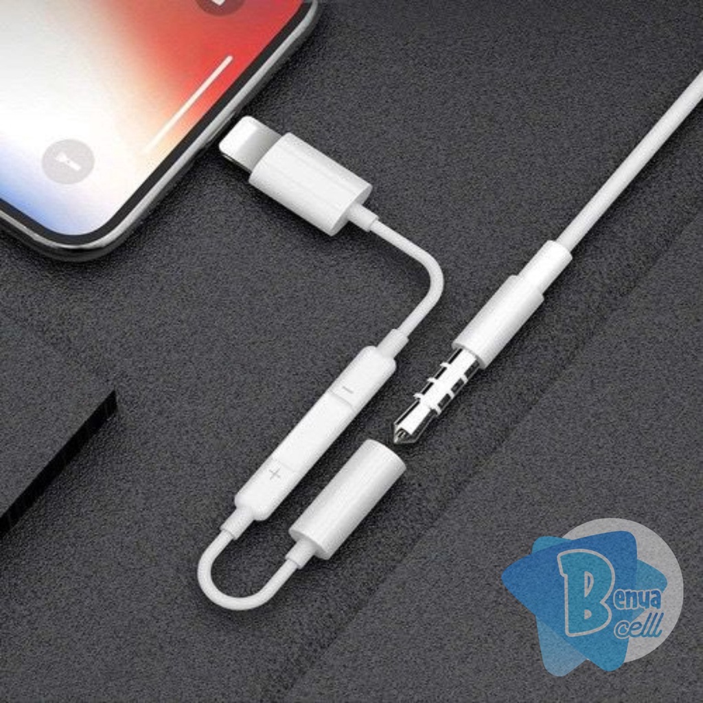 MH020 Lightning To aux 3.5 mm audio Headphone Jack Adapter for i ponee Spilter i ponee BC2868