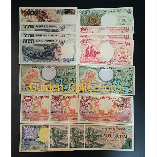 Paket mahar 8888 rupiah kertas uang kuno mahar pernikahan jadul uang lama uang kuno indonesia
