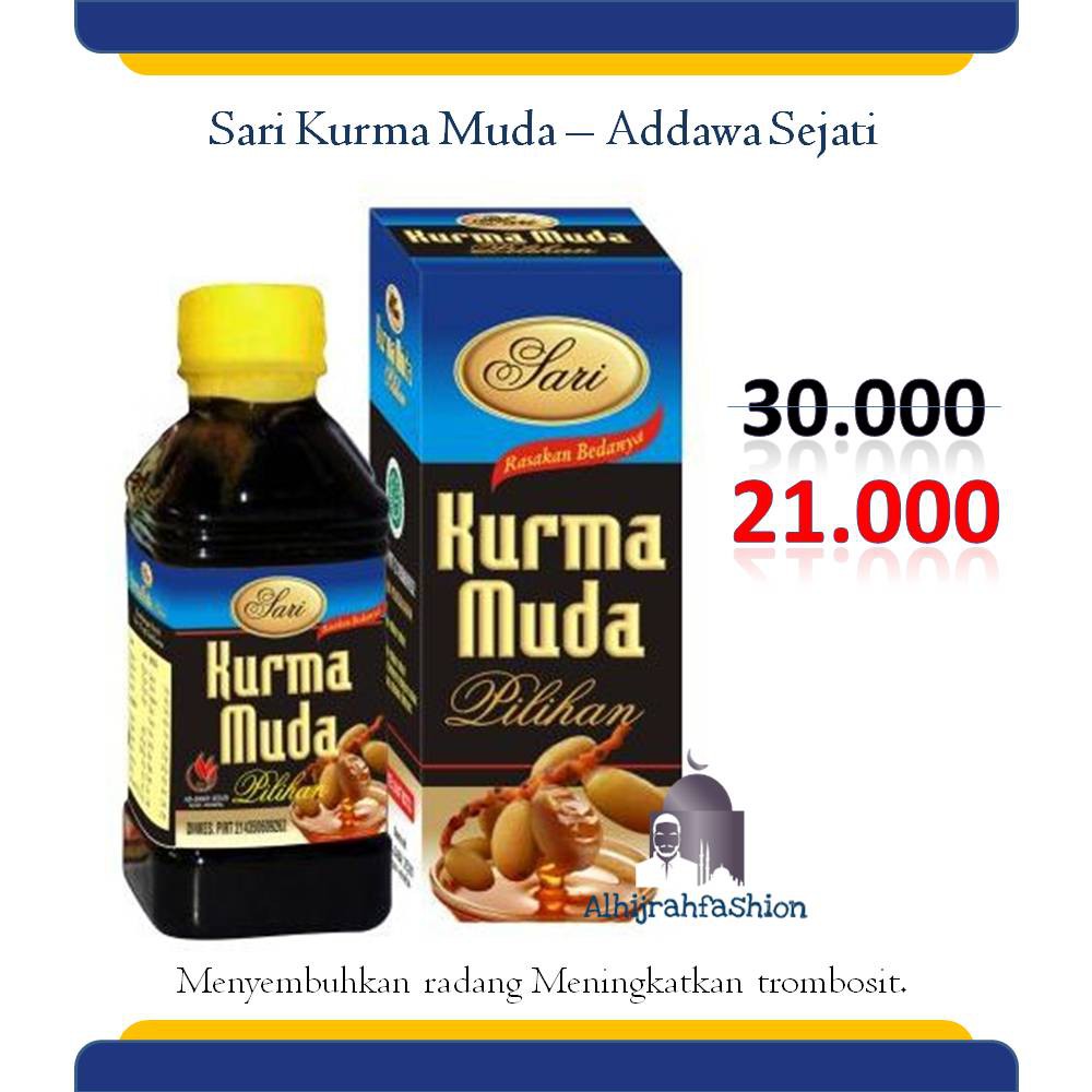 Sari Kurma Muda Herbal Trombosit Nutrisi Ibu Hamil Lengkap Addawa Sejati Indonesia