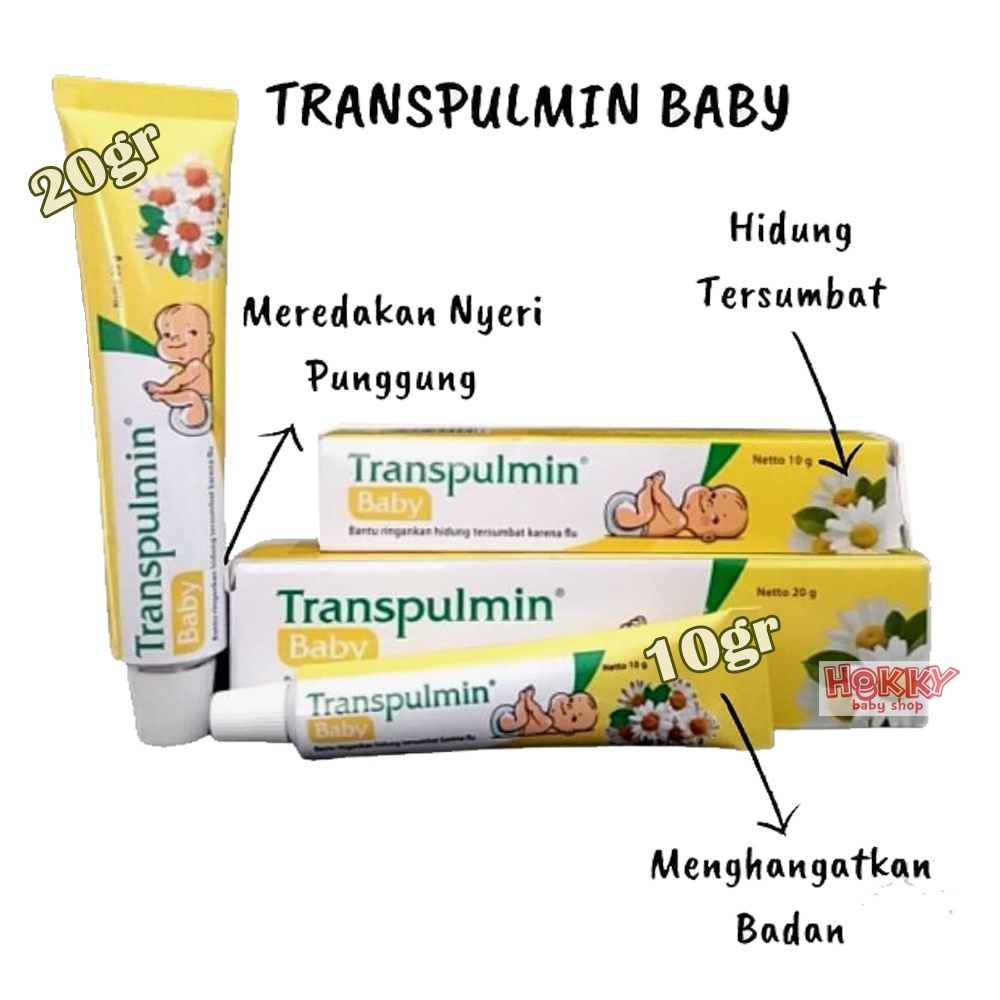 Transpulmin Baby Kids Balsam Untuk Hidung Tersumbat 10 g 20 g