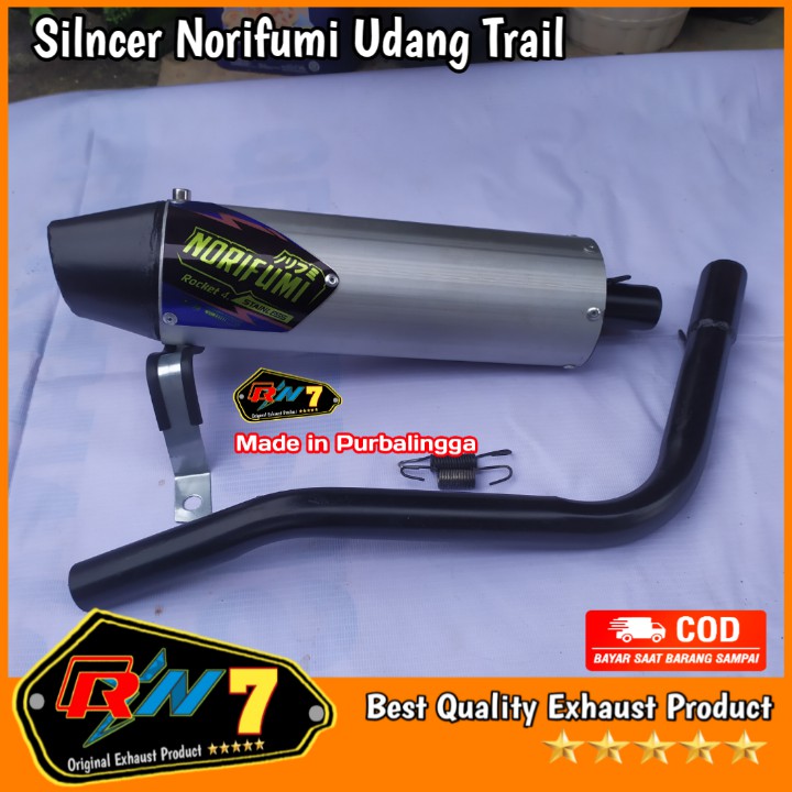 SILENCER KNALPOT NORIFUMI UDANG TRAIL ALL MOTOR 2TAK