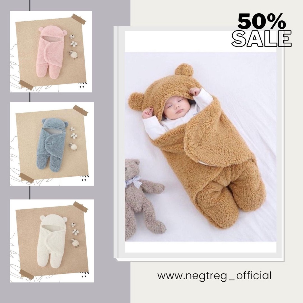 Selimut Bayi Karakter Slimut Bayi Karakter Bedong Instan Baby Blanket Selimut Bulu Bayi Selimut Bayi
