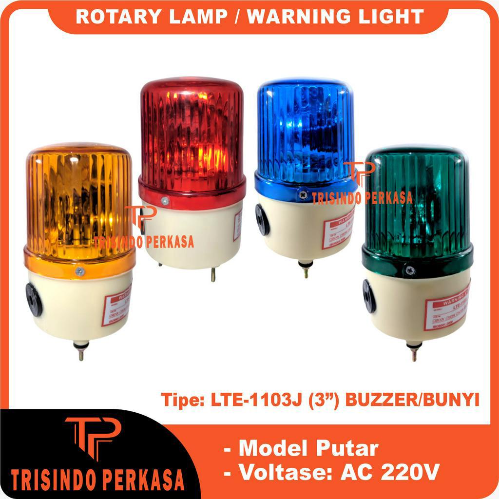 Lampu Menara/Hias/Plang Toko LTE-1103J 3&quot; inch (3in) Buzzer Bunyi