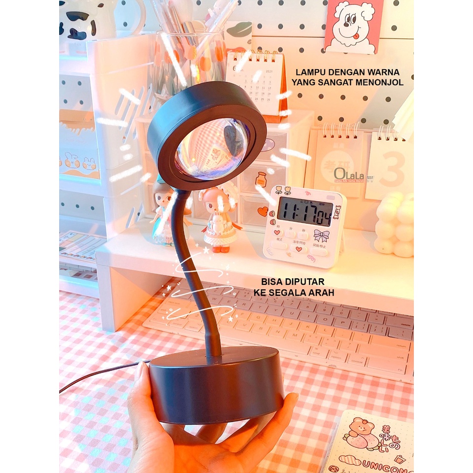 LAMPU SUNSET LED BACKGROUND OLL-RLD3