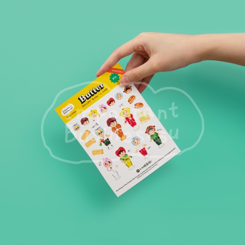 

BUTTER • Bangtan Pocket Sticker Sheet