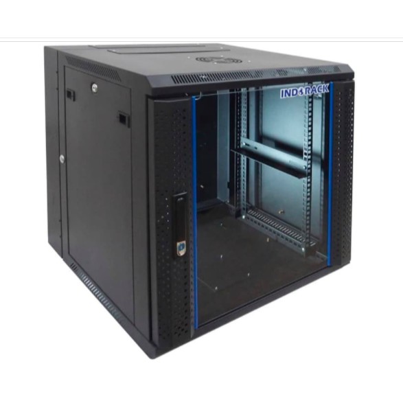 WIR5512D - 12U Wallmount Rack Depth 550mm Double Door 19&quot; - INDORACK