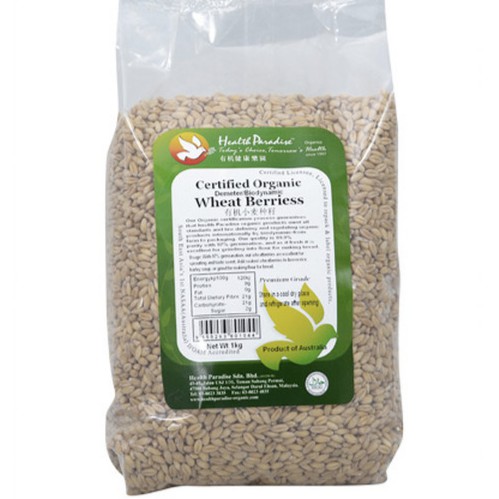 Health Paradise Organic Wheatberries 1kg