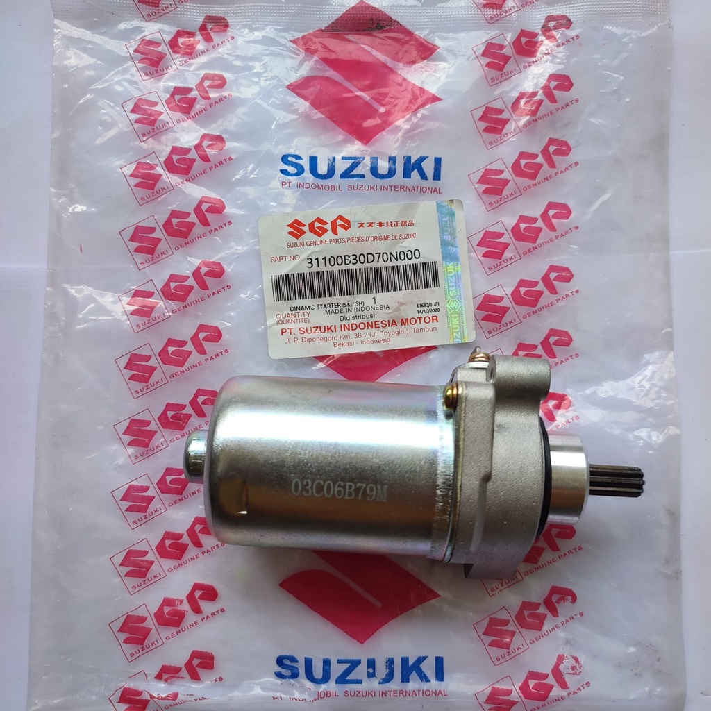 DINAMO MOTOR ASSY STARTER SMASH 31100B30D70N000