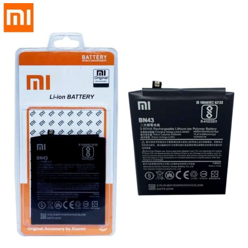 baterai batre xiaomi redmi note 4x bn43 original