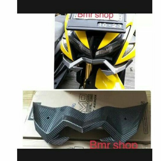 winglet aerox 155 carbon nemo original , alis lampu aerox 155 , variasi aerox , winglet nemo aerox ,