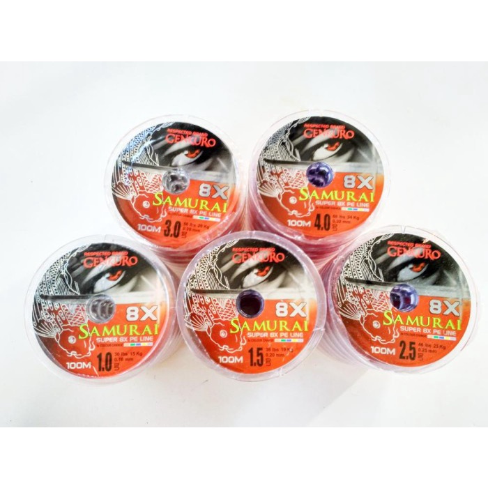 Senar Pancing Genkuro Samurai 8x PE