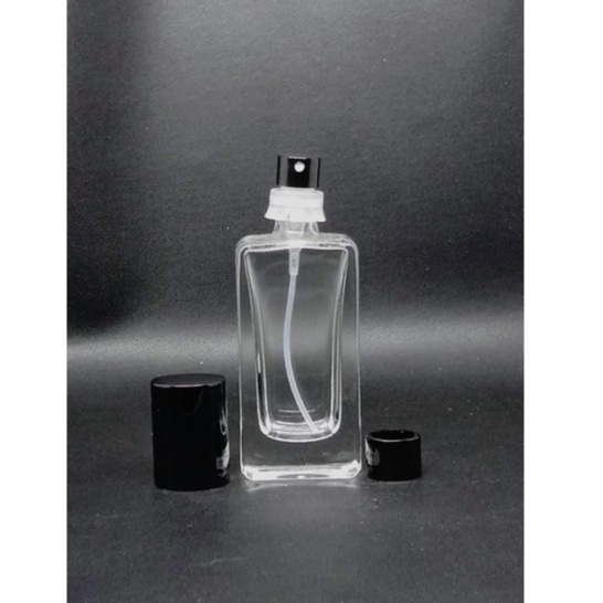 Botol Parfum Press V32652 30ml Eaypum+Ring Hitam Tutup Hitam mini NonFull Cartonan