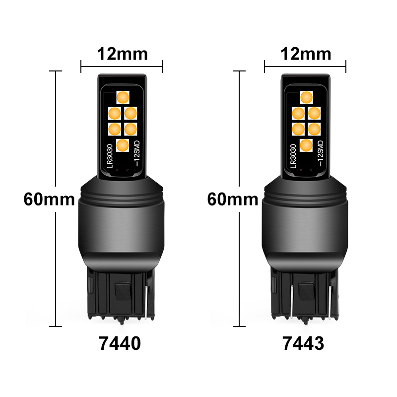 kualitas tinggi LAMPU LED 1156 1157 T20 3030 12SMD Cree LED DRL Turn lamp Reverse light Brake light tail lamp turn signal LED bulb motorcycle car led lights p21w PY21W 7440 7443