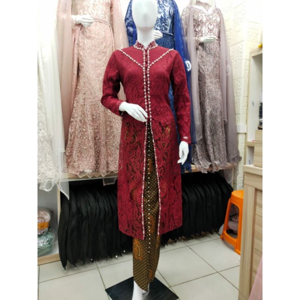 (COD) KEBAYA IBU BESAN MODEL TUNIK KEBAYA PENDAMPING KEBAYA PESTA KEBAYA MODERN KEBAYA TERLARIS KEBA