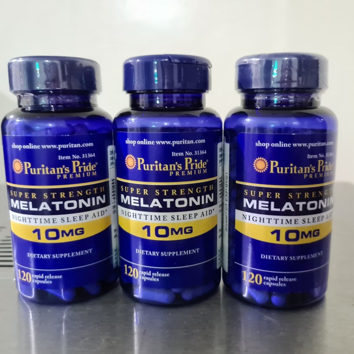 puritans pride melatonin 10mg 120 kapsul