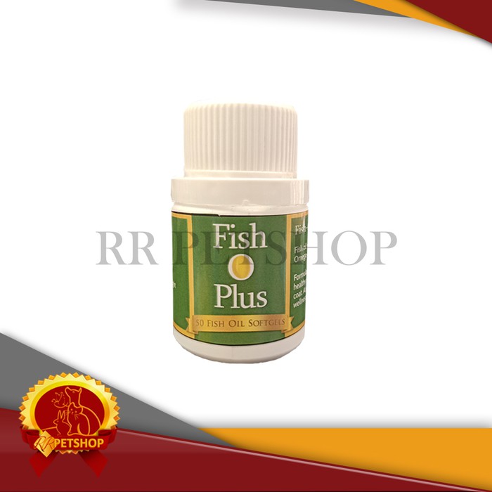 Minyak Ikan Untuk Kucing Anjing Fish Oil Plus 50pcs Fish O Plus 50 psc