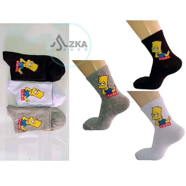 Kaos Kaki Motif – Simpson/Kaos Kaki Sport/Kaos Kaki Olah Raga